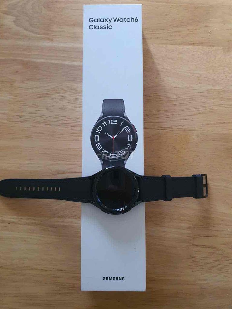 Galaxy Watch 6 Classic 43mm Đen Samsung. Mua bán Thiết bị đeo thông minh tại Quận Bình Tân Tp Hồ Chí Minh được đăng bởi Tuấn hình 1