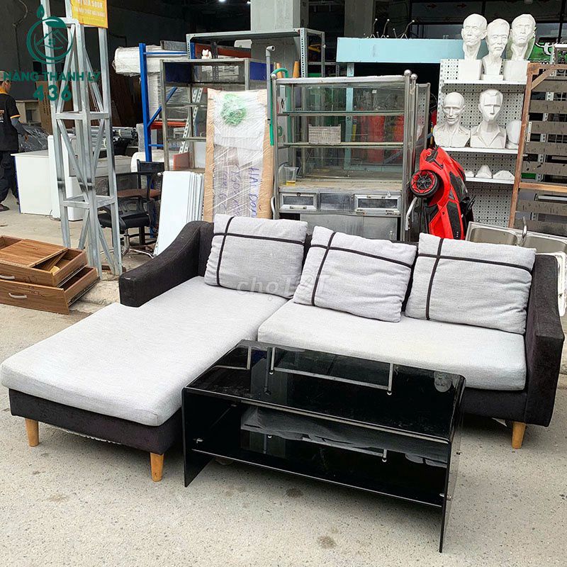 Sofa Góc L Vải Xám Đen Đã Sử Dụng Mới 90%. Mua bán Bàn ghế tại Quận Tân Phú Tp Hồ Chí Minh được đăng bởi Công Ty TNHH TM DV INKPRO hình 1