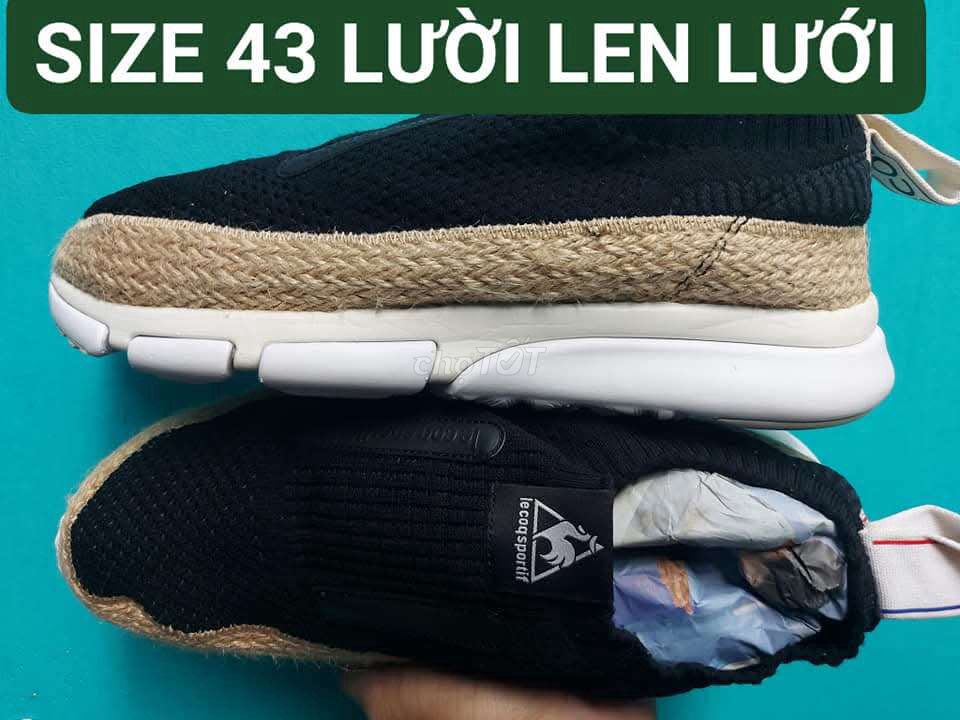 LECOQ SPORTIF LƯỜI LEN.BAO REAL..SIZE 43