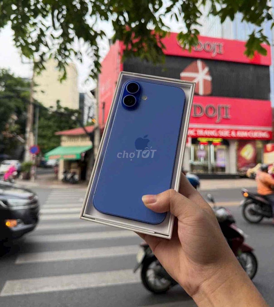 iphone 16plus 512gb blue qtế mỹ pin94 zin áp suất. Mua bán Điện thoại tại Quận 3 Tp Hồ Chí Minh được đăng bởi Nam Á Mobile hình 1