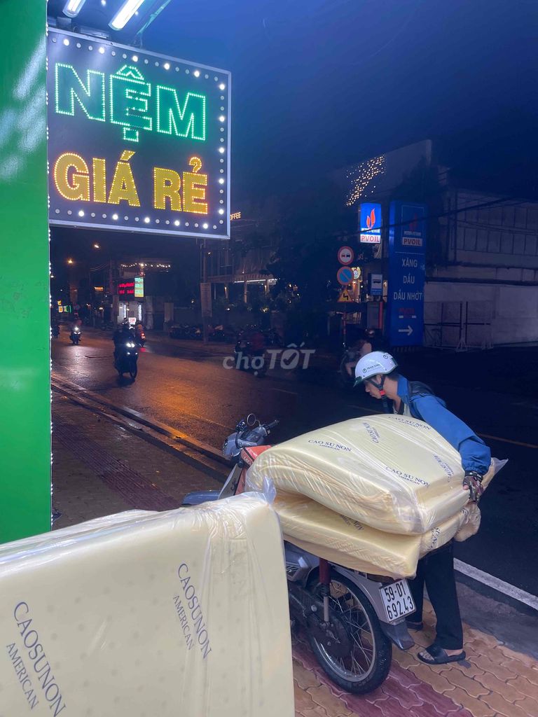 NỆM CAO SU NON GIÁ BÌNH DÂN HÀNG SẴN GIAO NHANH. Mua bán Giường, chăn ga gối nệm tại Thành phố Thủ Đức Tp Hồ Chí Minh được đăng bởi SIÊU THỊ NỆM GIÁ RẺ hình 1
