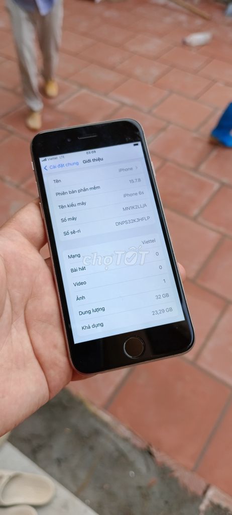 Apple iPhone 6s 32GB Bạc mới nguyên sd ít. Mua bán Điện thoại tại Huyện Thanh Trì Hà Nội được đăng bởi Ha duong hình 1