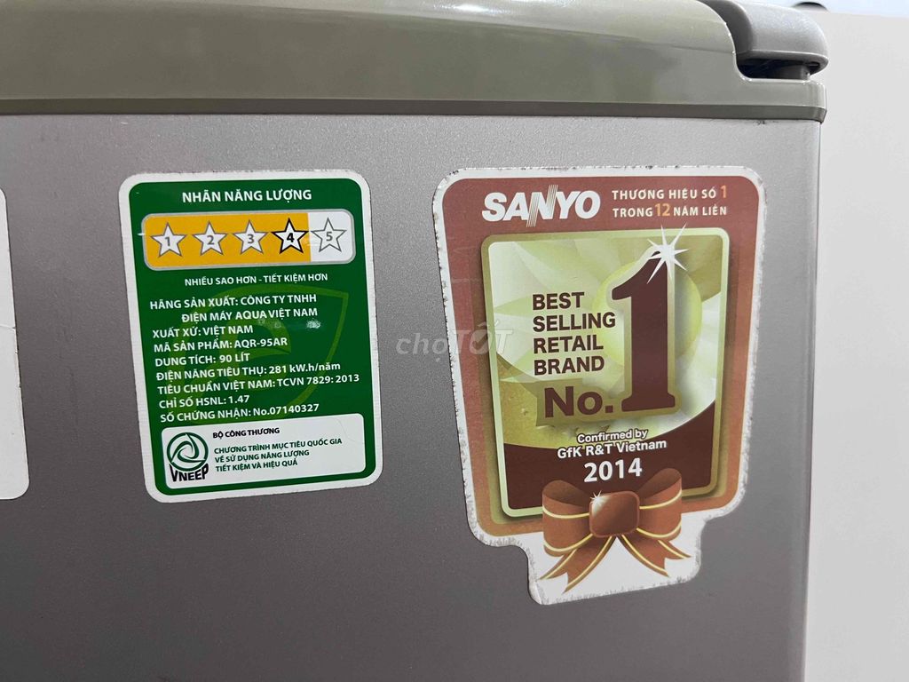 Tủ lạnh Sanyo 90 lít Xám đã sử dụng. Mua bán Tủ lạnh tại Quận Thanh Khê Đà Nẵng được đăng bởi Trường hình 1