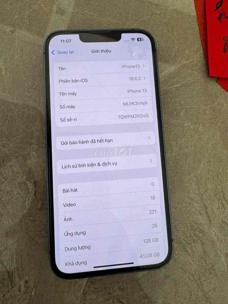 Apple iPhone 13 128GB Xanh. Mua bán Điện thoại tại Quận 7 Tp Hồ Chí Minh được đăng bởi Camloan Tranthi hình 1