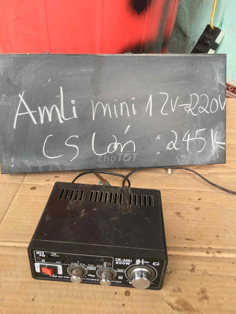 Amply mini 800W Đen. Mua bán Tivi, Âm thanh tại Thị xã Duy Tiên Hà Nam được đăng bởi hinh dieu linh hình 1