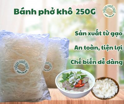 Bánh Phở Khô – Phở Khô 250g. Mua bán Đồ ăn, thực phẩm và các loại khác tại Huyện Vĩnh Cửu Đồng Nai được đăng bởi Bánh cuốn nóng
