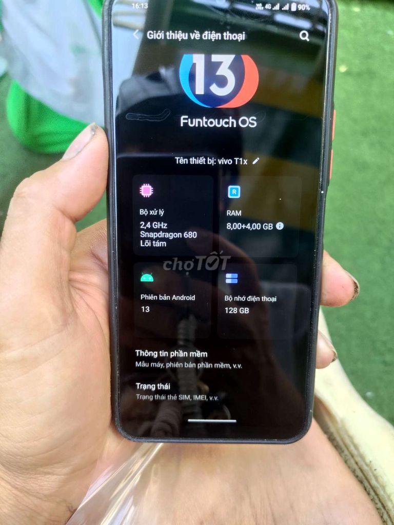 Vivo T1x 128GB có GL. Mua bán Điện thoại tại Quận 8 Tp Hồ Chí Minh được đăng bởi Hoàng Xanh SM hình 1