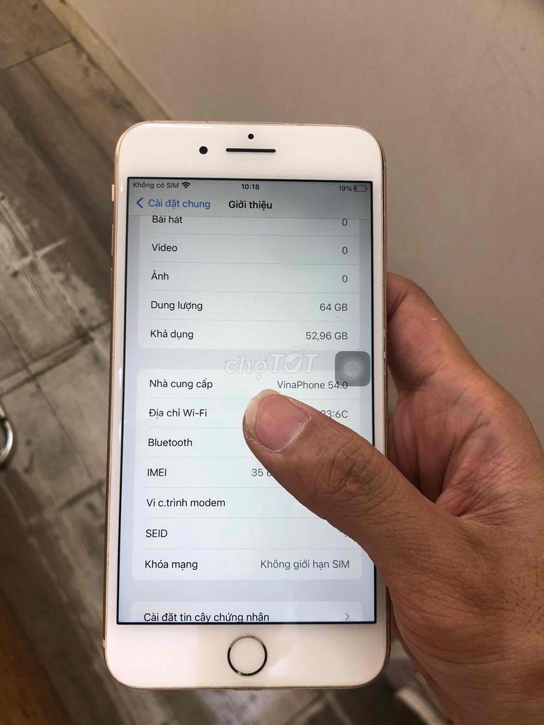 Apple iPhone 8 Plus 64GB Vàng Đã sử dụng. Mua bán Điện thoại tại Quận Đống Đa Hà Nội được đăng bởi Shop điện thoại cũ ISV hình 1