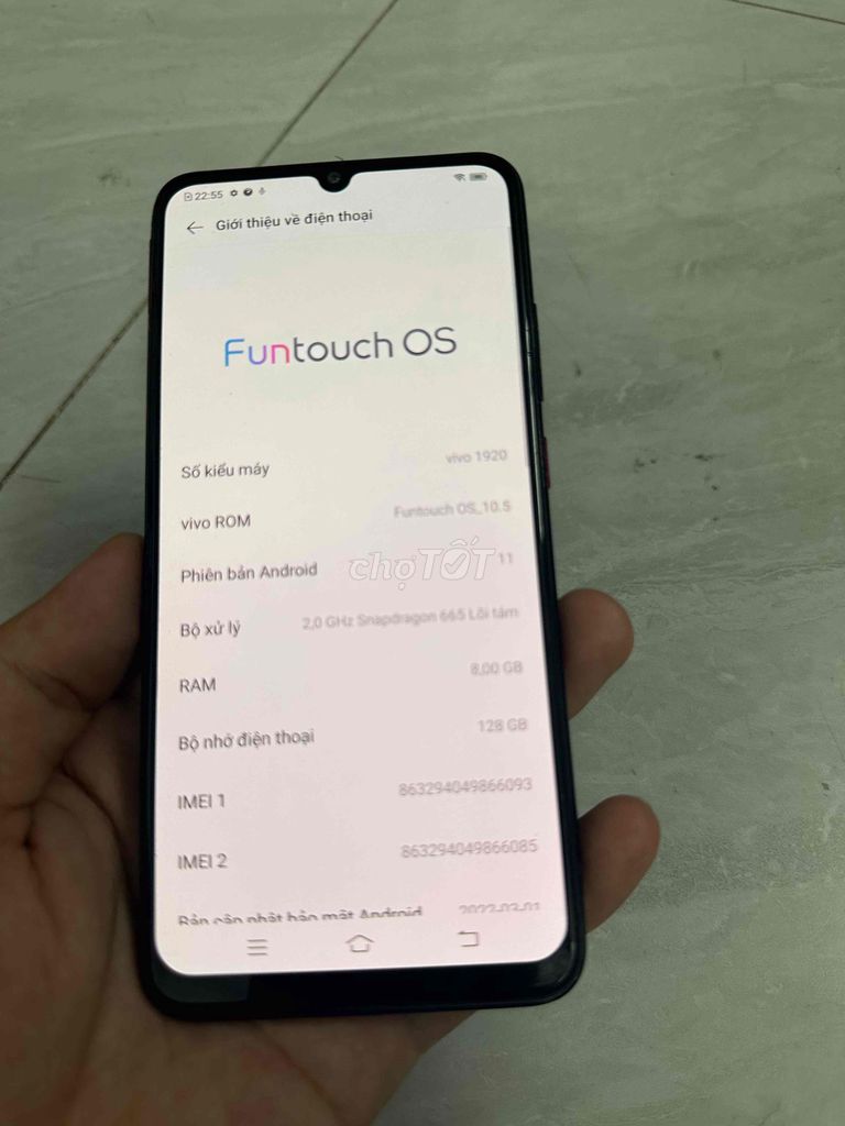 Vivo S1 Pro 8GB/128GB Chính hãng Việt Nam Màn zin. Mua bán Điện thoại tại Quận 8 Tp Hồ Chí Minh được đăng bởi điện thoại giá rẻ  hình 1