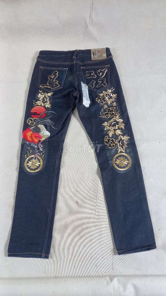 Quần jean Evisu Cotton Nam size 30 Xanh đậm. Mua bán Quần áo tại Huyện An Phú An Giang được đăng bởi bảo đồ si  hình 1