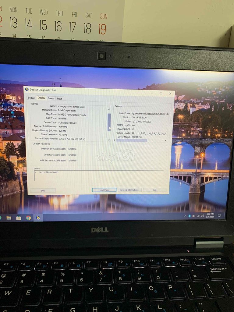 Dell Latitude E7250 core i7-5600u ram 8g ssd 240g. Mua bán Laptop tại Quận 3 Tp Hồ Chí Minh được đăng bởi MrFast hình 7