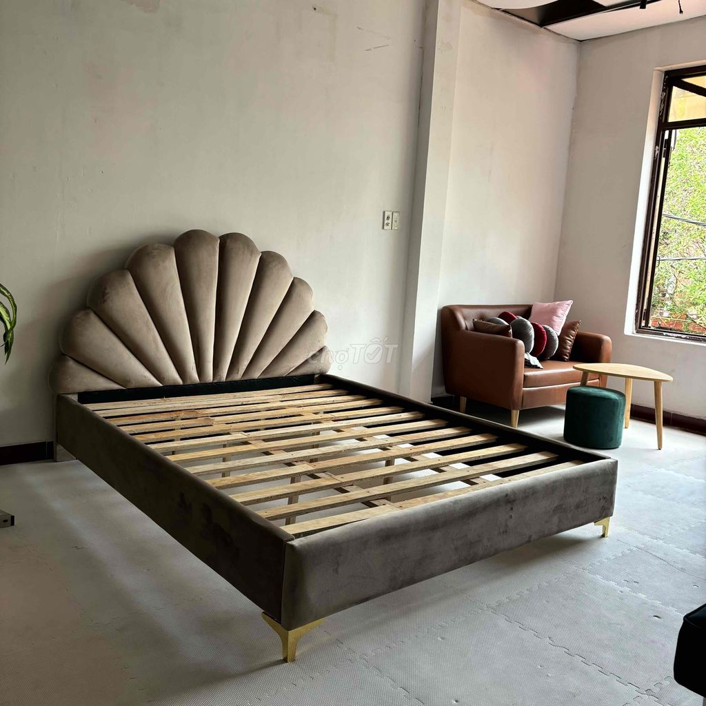 Thanh Lý Lô Giường Ngủ Bọc Nệm 1m6 mới 100%. Mua bán Giường, chăn ga gối nệm tại Quận Tân Phú Tp Hồ Chí Minh được đăng bởi Ghế Sofa Giá Rẻ hình 1