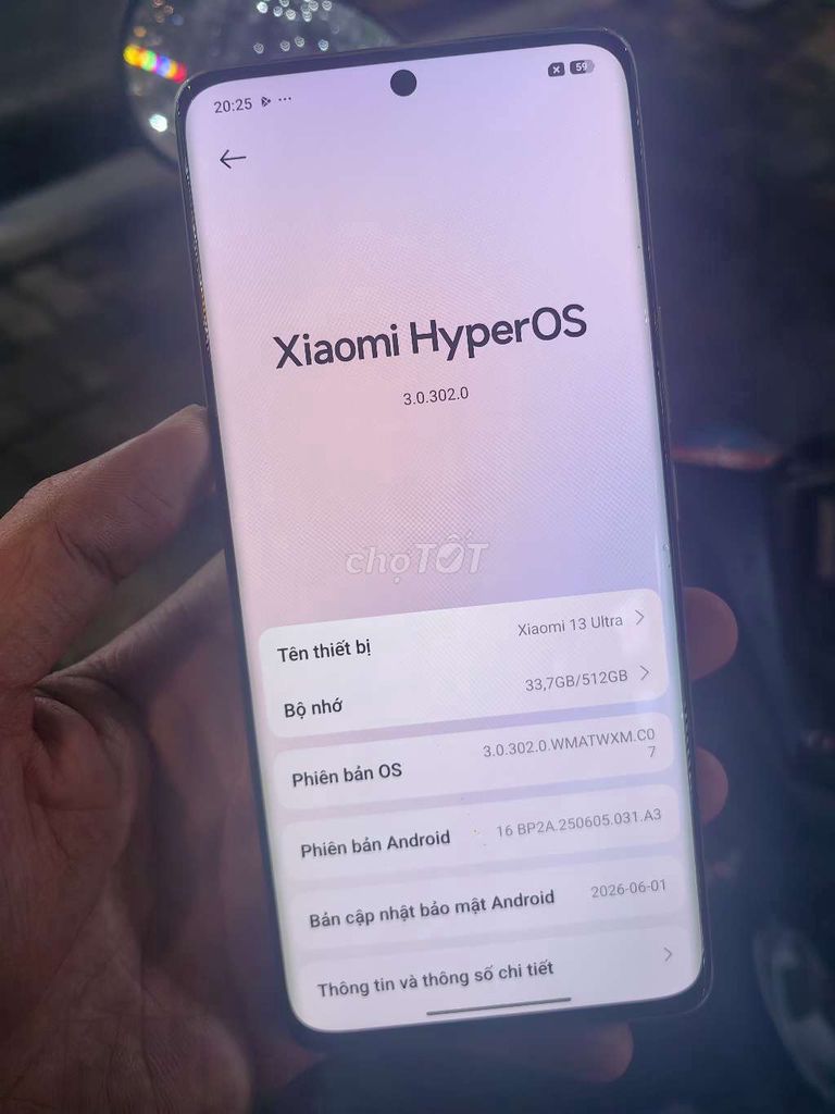 Xiaomi Mi 13 Ultra 16GB/512GB Xám. Mua bán Điện thoại tại Huyện Bình Chánh Tp Hồ Chí Minh được đăng bởi Huỳnh Tấn Hậu hình 1