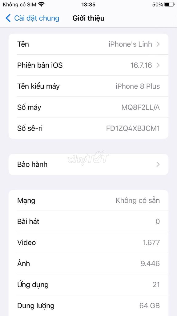 Apple iPhone 8 Plus 64GB Đã sử dụng. Mua bán Điện thoại tại Quận 1 Tp Hồ Chí Minh được đăng bởi Hội Đồ Điện Tử hình 1