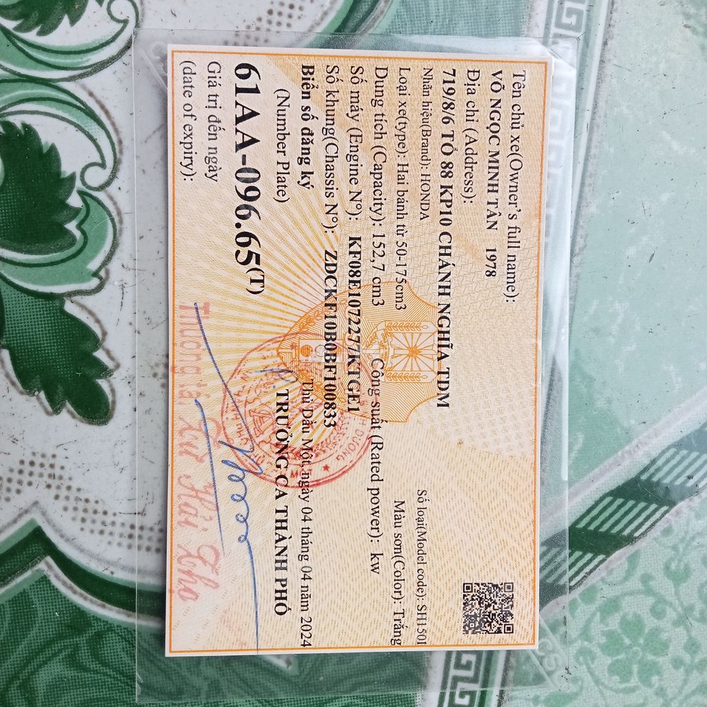 Xe bán honda SH Ý 150 đầu số máy 1072277,số  đẹp. Mua bán Xe máy tại Thành phố Thủ Dầu Một Bình Dương được đăng bởi votan hình 7