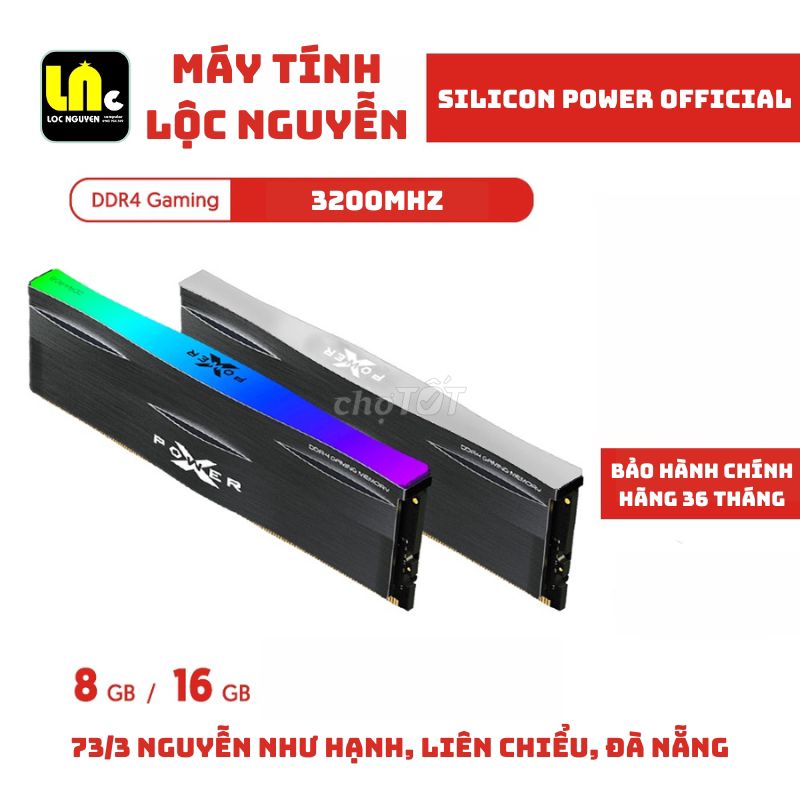 🔥 RAM SP (Silicon Power) 8GB/16GB 3200 LED RGB New
