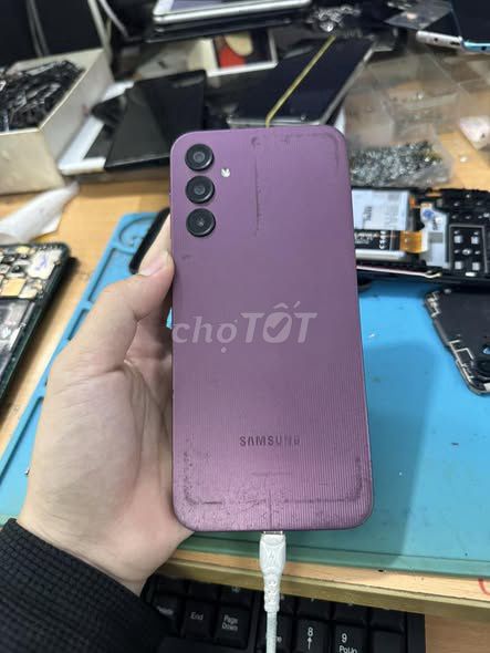 Samsung A14 Tím Hư màn hình. Mua bán Điện thoại tại Quận 1 Tp Hồ Chí Minh được đăng bởi Hội Đồ Điện Tử hình 1