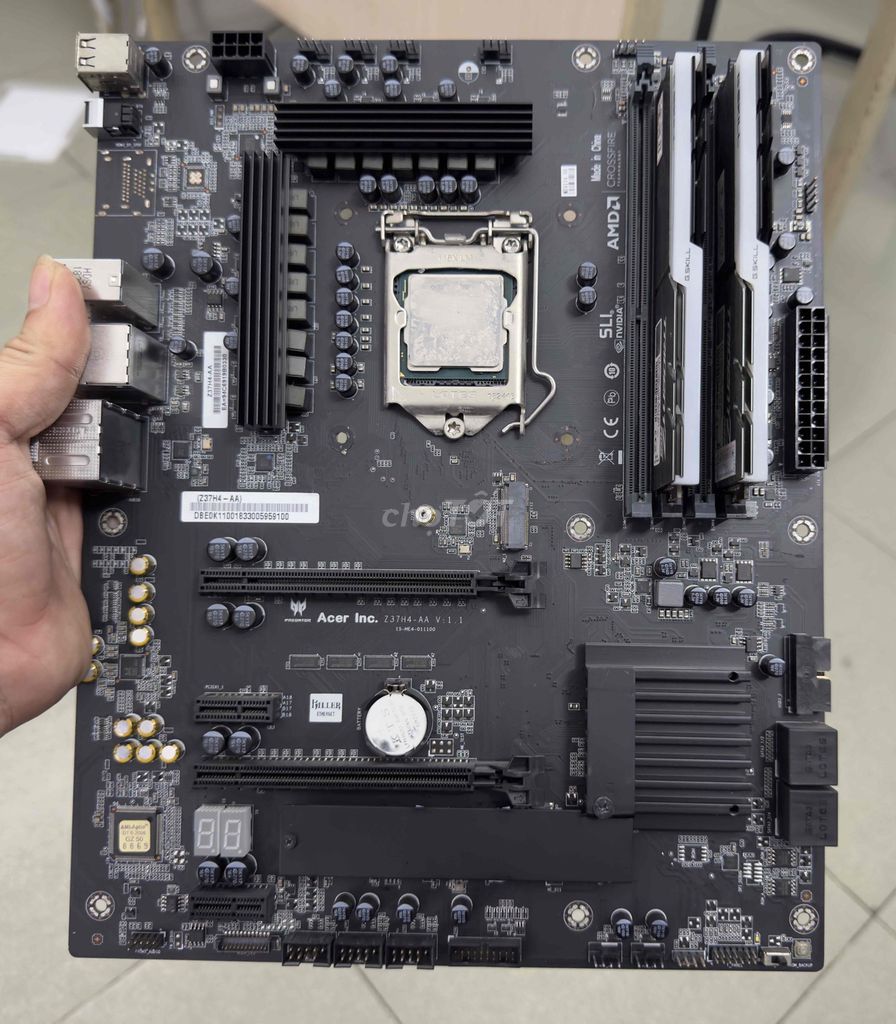 Z370 Predator, i7 8700k, Trident 2x8GB/3000 RGB. Mua bán Linh kiện (RAM, Card...) tại Quận 12 Tp Hồ Chí Minh được đăng bởi Anh Tuan hình 1