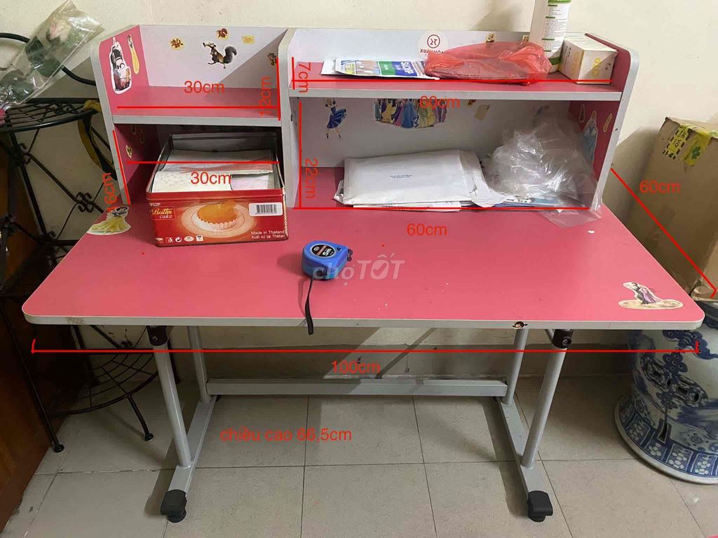 Bàn học Trẻ em 100cm. Mua bán Bàn ghế tại Quận Ba Đình Hà Nội được đăng bởi Phuong Nhi hình 1