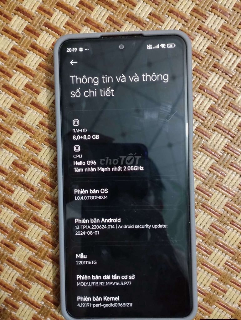 Redmi note 11 pro 8.128gb. Mua bán Điện thoại tại Quận Ninh Kiều Cần Thơ được đăng bởi Nobankxac hình 1