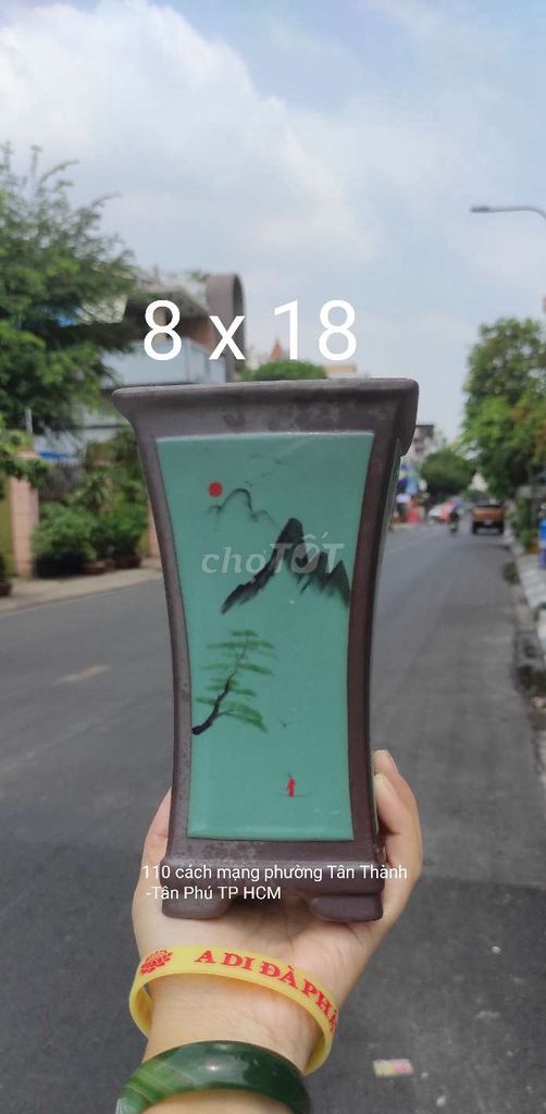 Chậu ống tử sa