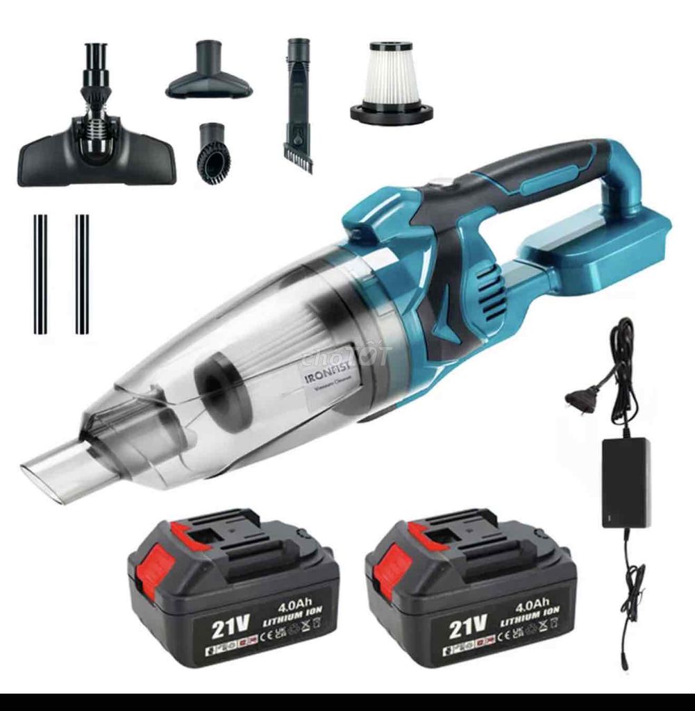 Máy hút bụi IRONFIST Xanh dương, Trắng mới. Mua bán Nội thất, đồ gia dụng khác tại Quận Sơn Trà Đà Nẵng được đăng bởi Bé mập hình 1