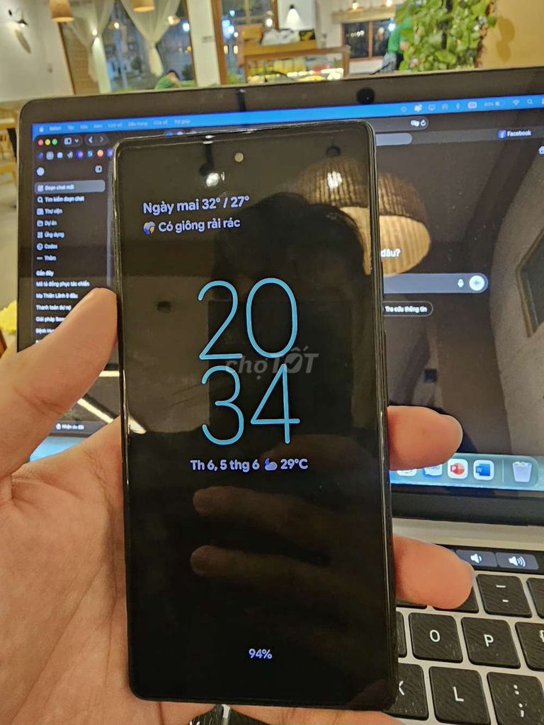 Google Pixel 6A Đen Đã sử dụng. Mua bán Điện thoại tại Thành phố Long Xuyên An Giang được đăng bởi Thanh Nhàn hình 1