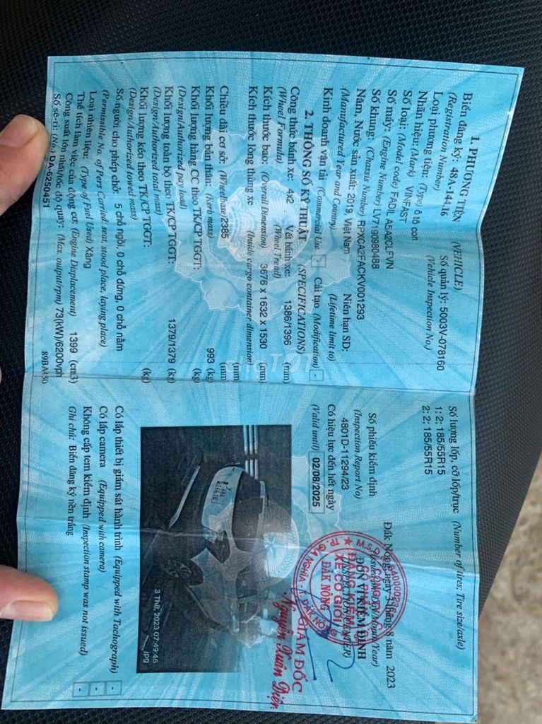 VinFast Fadil 2019 1.4 AT Premium - 60000 km. Mua bán Ô tô tại Quận Cẩm Lệ Đà Nẵng được đăng bởi Nguyễn Đức Trưởng hình 15