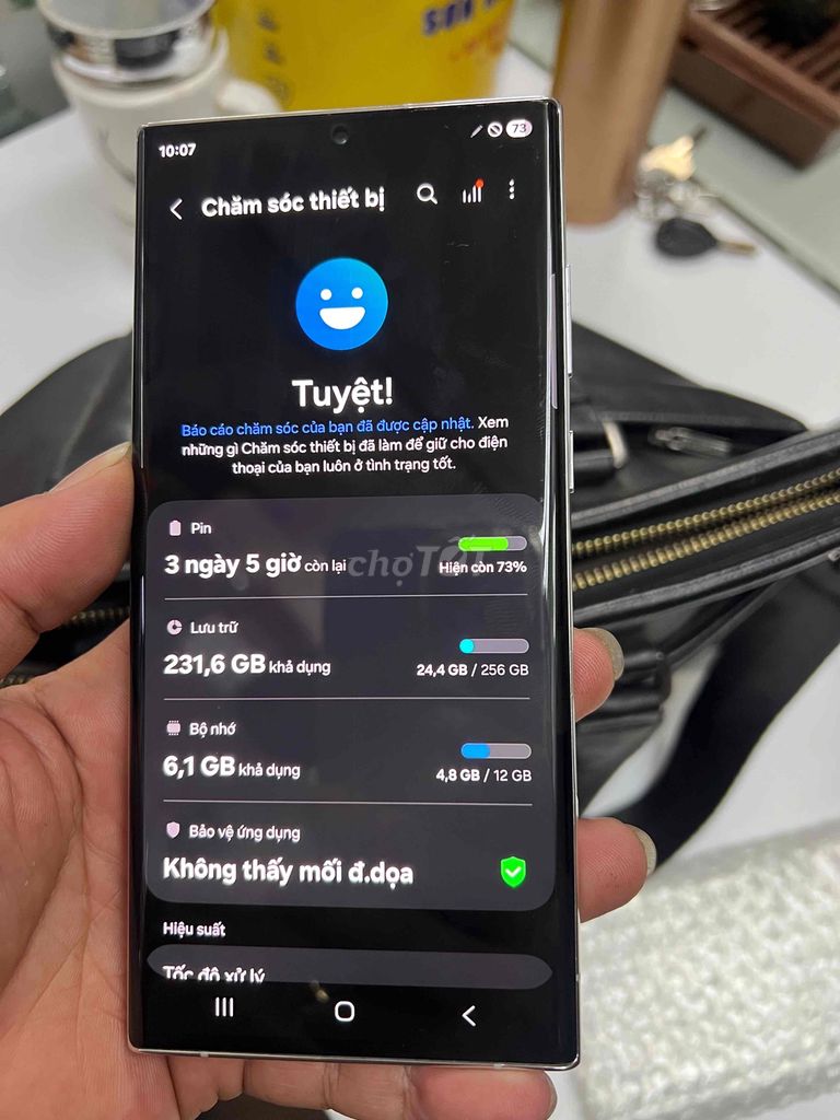 Samsung S22 Ultra 256GB Trắng. Mua bán Điện thoại tại Quận Đống Đa Hà Nội được đăng bởi Nguyen dao hình 1
