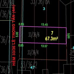 Bán dãy nhà trọ Lê Trọng Tấn, Tân Phú 5m x 15m