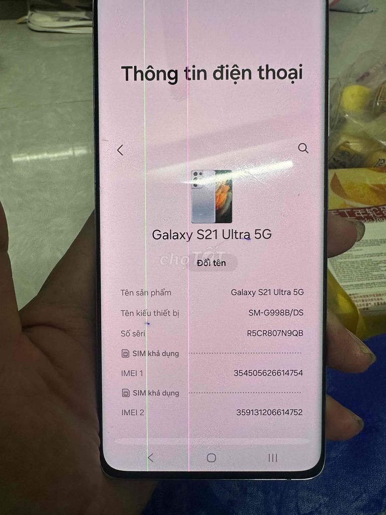 Samsung Galaxy S21 Ultra 5G 128GB Bạc. Mua bán Điện thoại tại Quận 6 Tp Hồ Chí Minh được đăng bởi Huy hình 1
