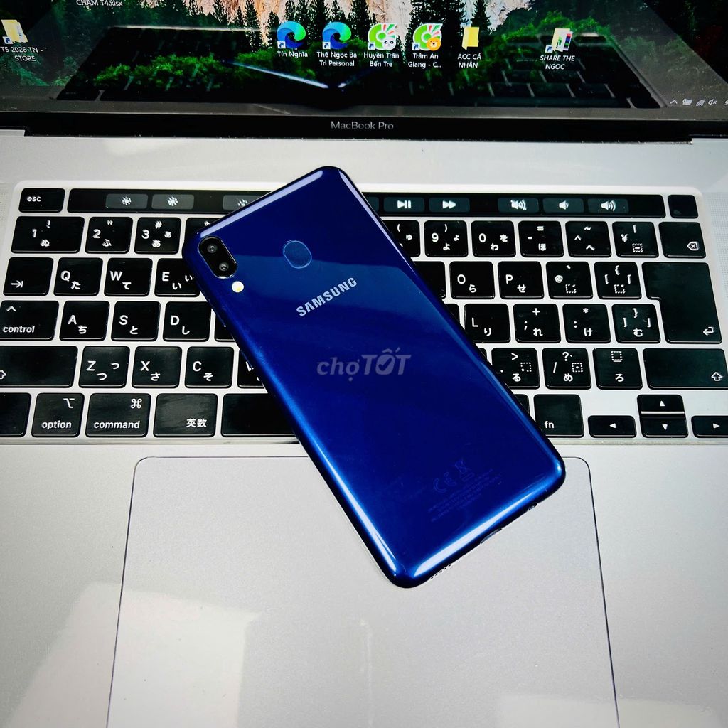 Samsung M20 32GB Xanh Pin trâu 5000mAh BH 3 tháng. Mua bán Điện thoại tại Thành phố Bến Tre Bến Tre được đăng bởi TN Store hình 1