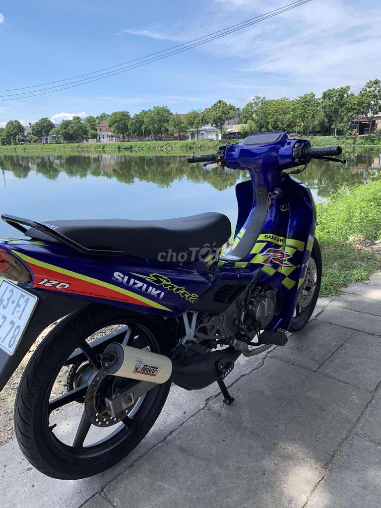 Satria Xanh dương tem cờ , máy full 120 , 6 số. Mua bán Xe máy tại Thành phố Huế Thừa Thiên Huế được đăng bởi Bình Minh hình 4