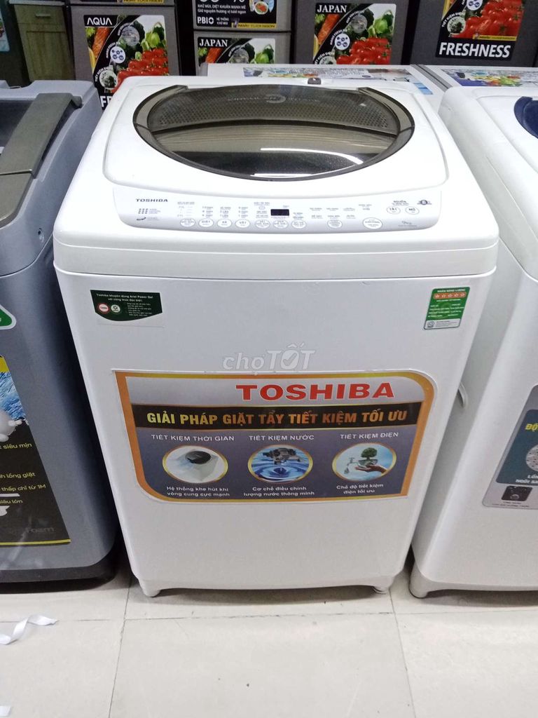 Máy giặt Toshiba 9kg cửa trên . Mua bán Máy giặt tại Huyện Long Thành Đồng Nai được đăng bởi Điện Máy Thanh Lý hình 1