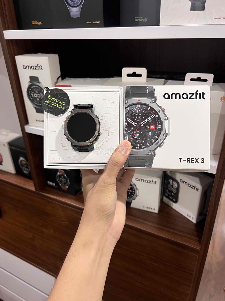Amazfit T-Rex 3 Đen. Mua bán Thiết bị đeo thông minh tại Quận Hà Đông Hà Nội được đăng bởi Nghĩa Smartwatch hình 1
