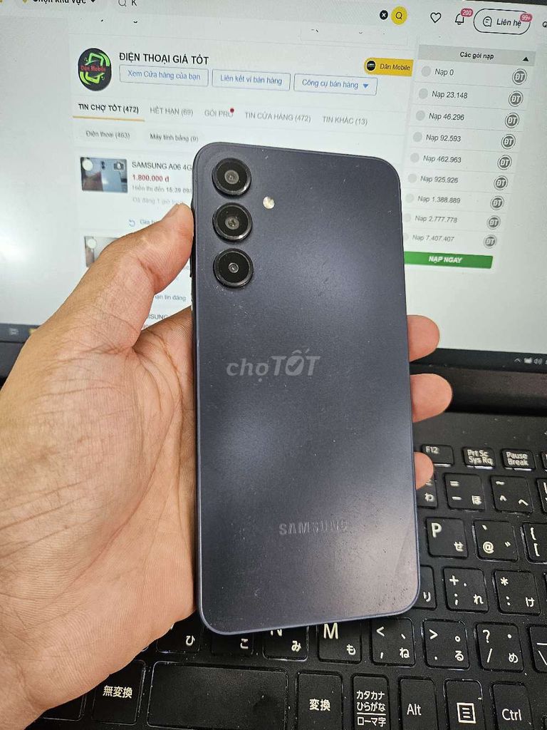 Samsung Galaxy A16 4GB/128GB Zin Nguyên Pin 5000. Mua bán Điện thoại tại Quận Bình Thạnh Tp Hồ Chí Minh được đăng bởi Dân Mobile hình 1