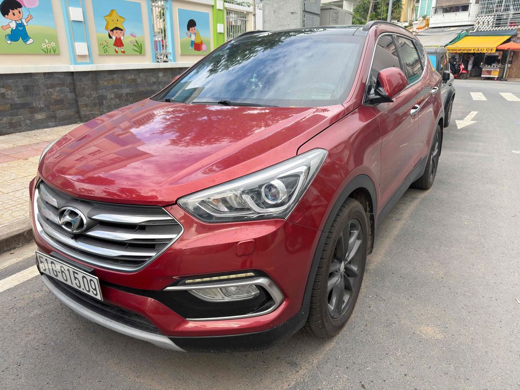 Hyundai Santa Fe Đỏ 50112 km. Mua bán Ô tô tại Quận Tân Bình Tp Hồ Chí Minh được đăng bởi LÝ TẠ KIM LONG hình 1