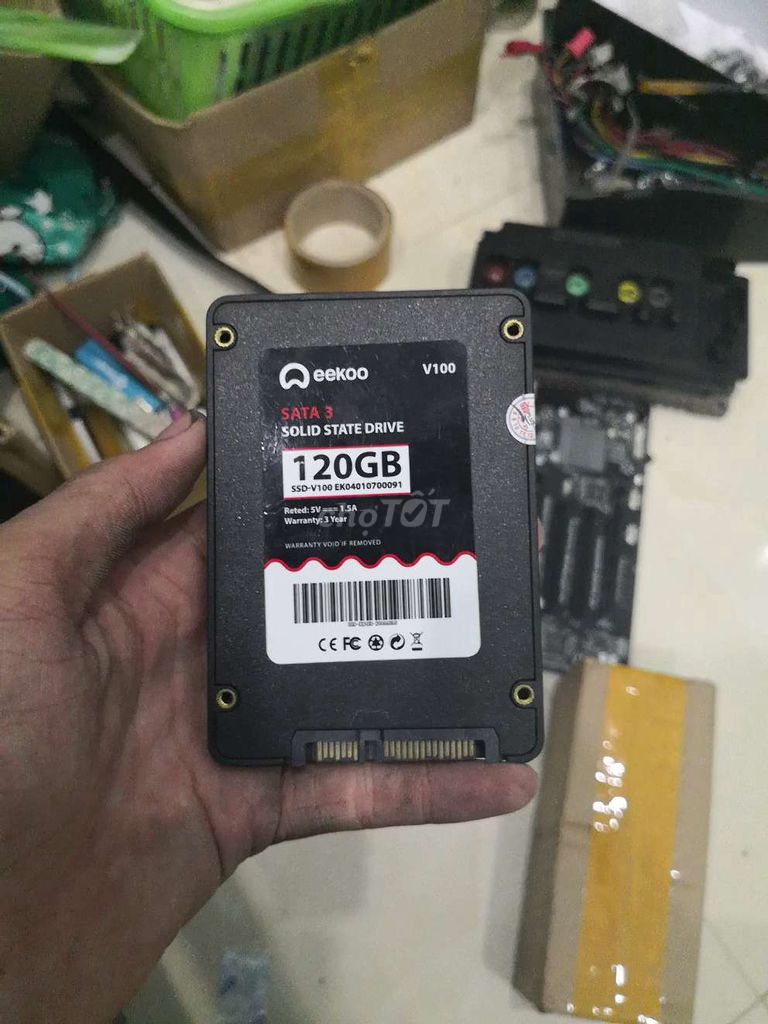 Ổ cứng SSD Eekoo 120GB SATA 3 Đã sử dụng. Mua bán Linh kiện (RAM, Card...) tại Huyện Tân Phú Đông Tiền Giang được đăng bởi Thanh Ba Nguyen hình 1