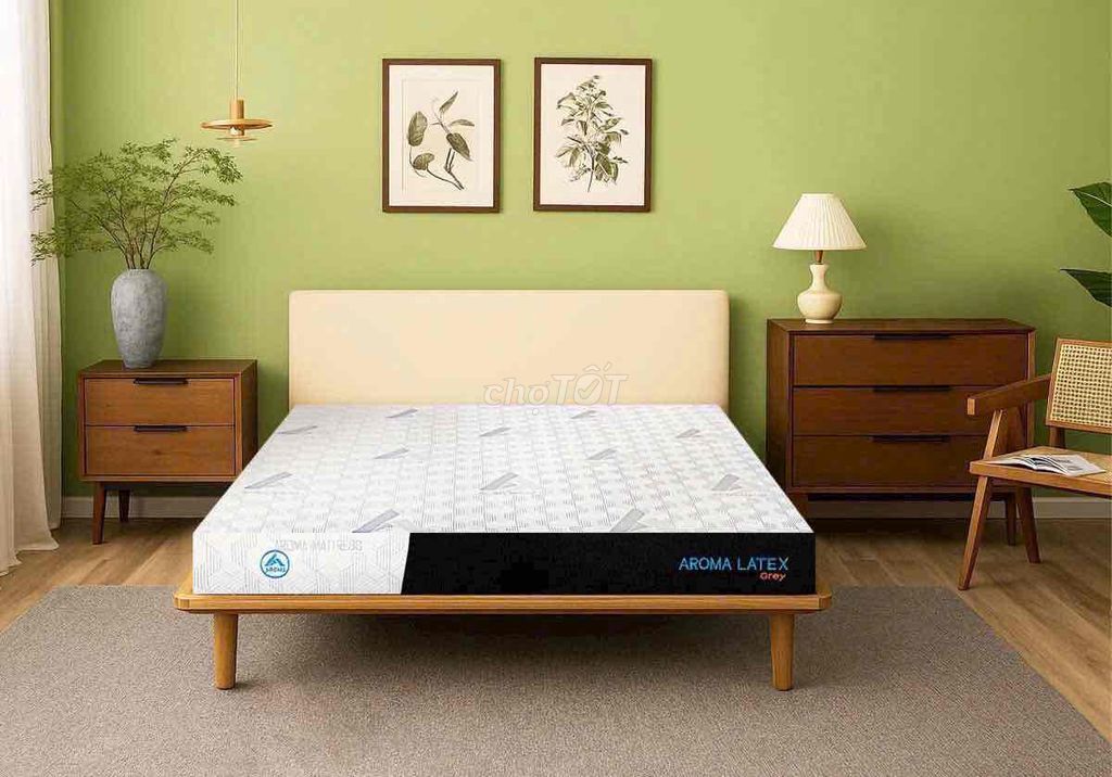 NỆM CAO SU HOẠT TÍNH AROMA GREY. Mua bán Giường, chăn ga gối nệm tại Thành phố Long Xuyên An Giang được đăng bởi Nệm Giá Kho Mỹ Xuyên hình 1