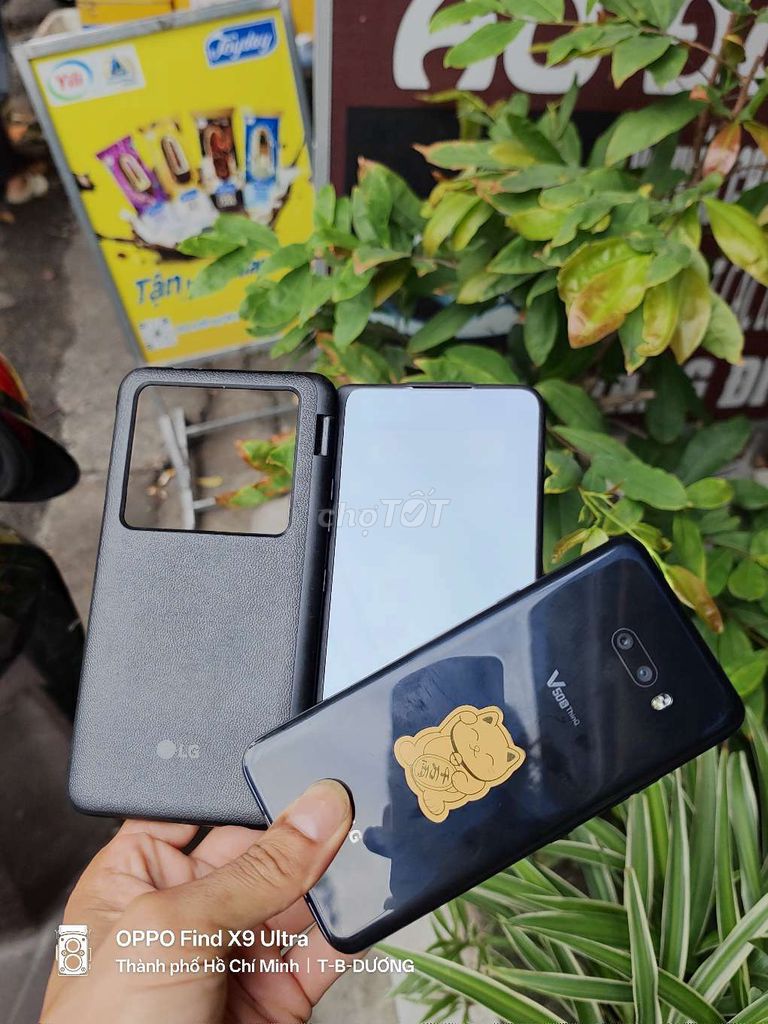 LG V50s ThinQ 8GB/256GB Đen 98%, kèm màn phụ. Mua bán Điện thoại tại Quận Bình Tân Tp Hồ Chí Minh được đăng bởi Thái Bình Dương hình 1