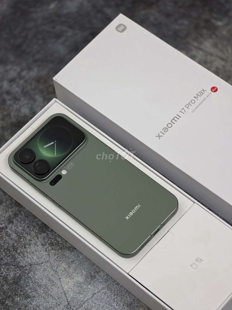 Xiaomi 17 Pro Max 5G 512GB Xanh lá. Mua bán Điện thoại tại Quận Thanh Khê Đà Nẵng được đăng bởi Tú MB hình 1