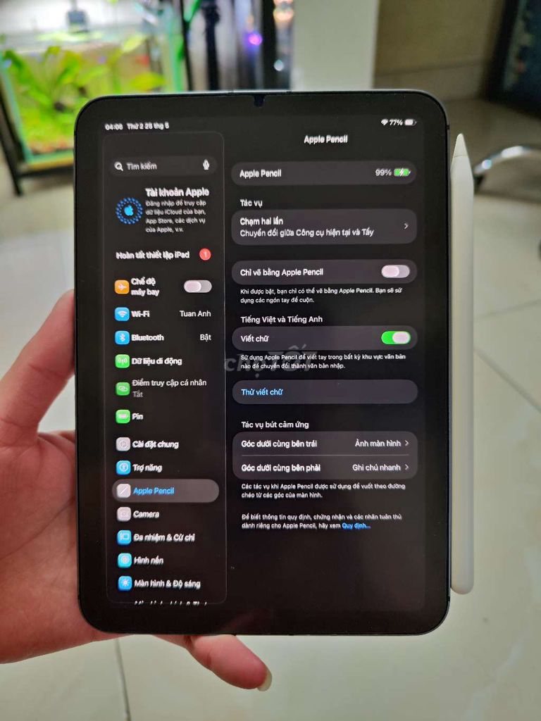 Apple iPad Mini 6 64GB 4G/5G Xám. Mua bán Máy tính bảng tại Quận Nam Từ Liêm Hà Nội được đăng bởi Trung Hiếu hình 1
