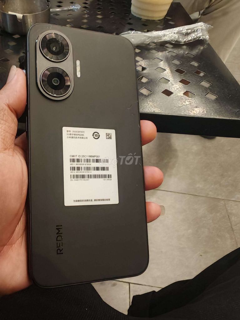 Xiaomi Redmi Turbo 4 Pro Đen Đã sử dụng. Mua bán Điện thoại tại Thị xã Phú Mỹ Bà Rịa - Vũng Tàu được đăng bởi Hồng hình 1
