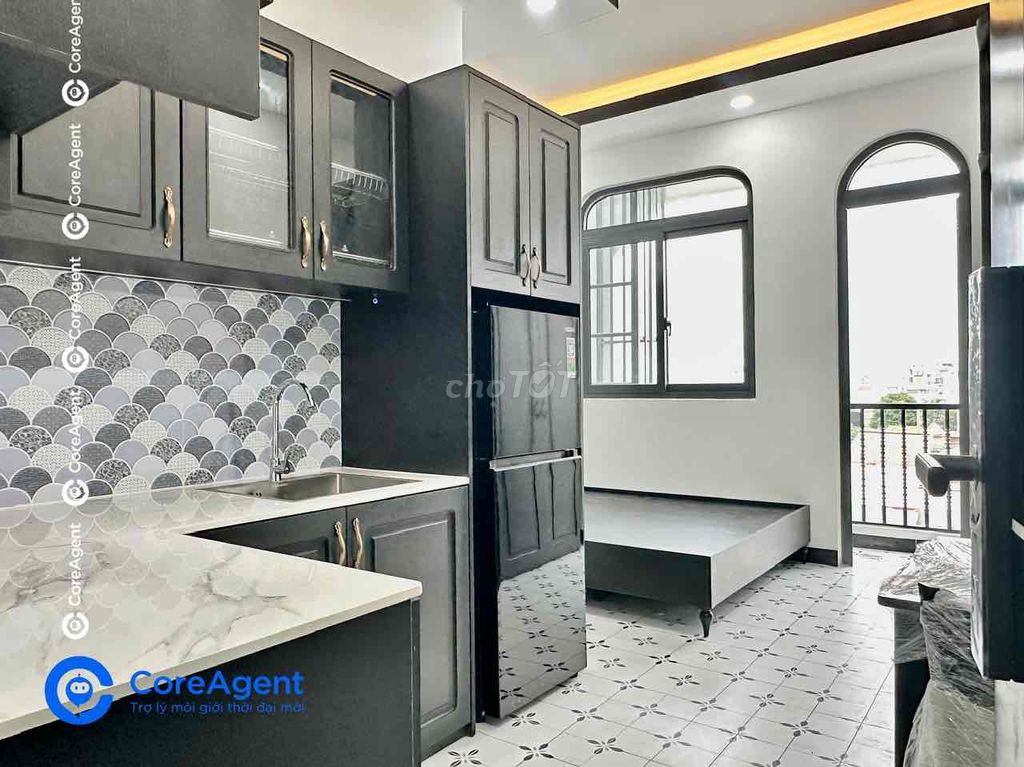 CĂN HỘ STUDIO mới 100% FULL NT sát KHU TÊN LỬA - thang máy - ở liền