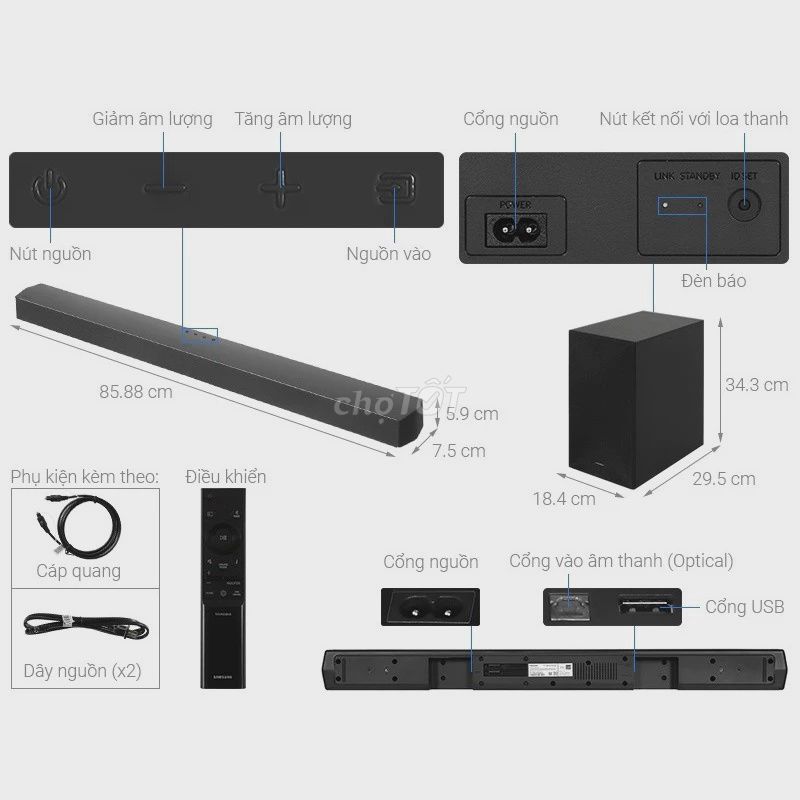 Loa Soundbar Samsung HW-C450/XV. Mua bán Tivi, Âm thanh tại Thành phố Phủ Lý Hà Nam được đăng bởi Trần Hiếu hình 1