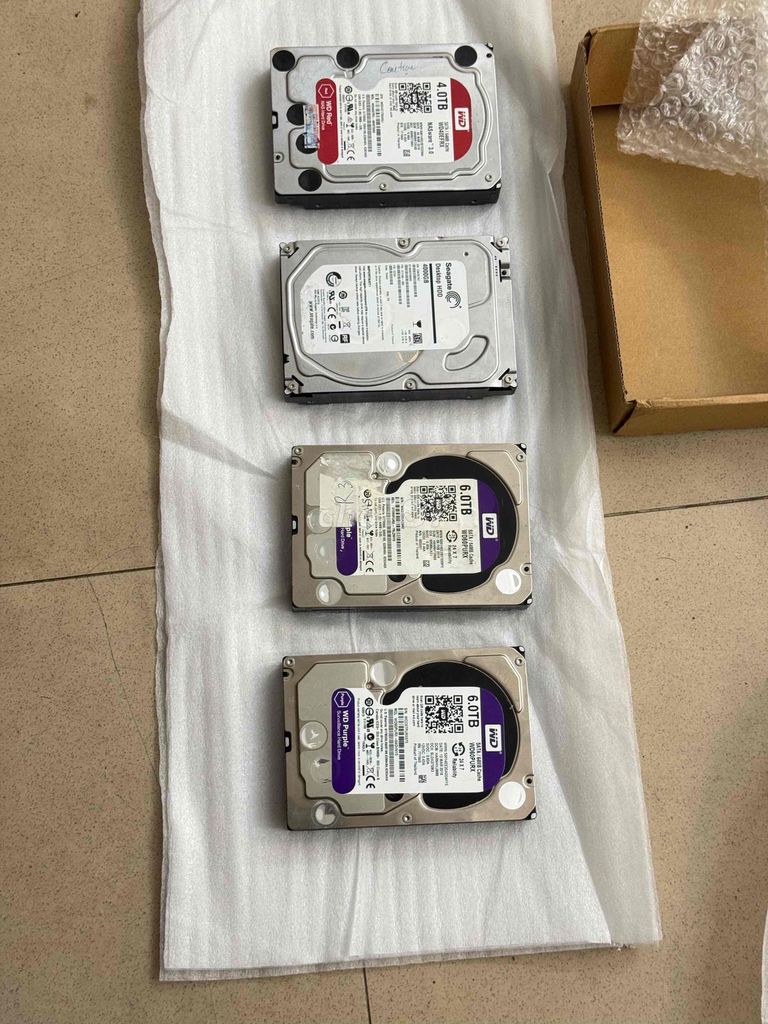 Ổ cứng HDD 2 ổ caution 4Tb và 2 ổ 6TB tèo. Mua bán Linh kiện (RAM, Card...) tại Huyện Thường Tín Hà Nội được đăng bởi Thanh Thanh hình 1