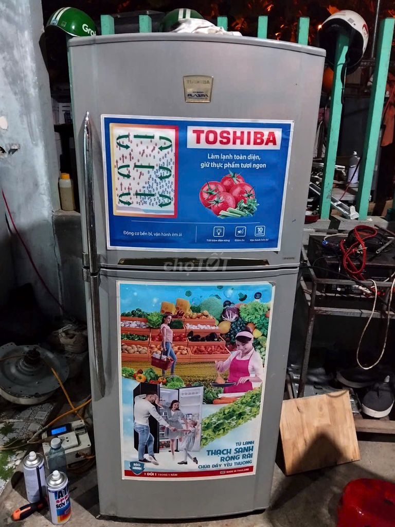 Tủ lạnh Toshiba Xám cũ. Mua bán Tủ lạnh tại Quận Ngũ Hành Sơn Đà Nẵng được đăng bởi trang hình 1
