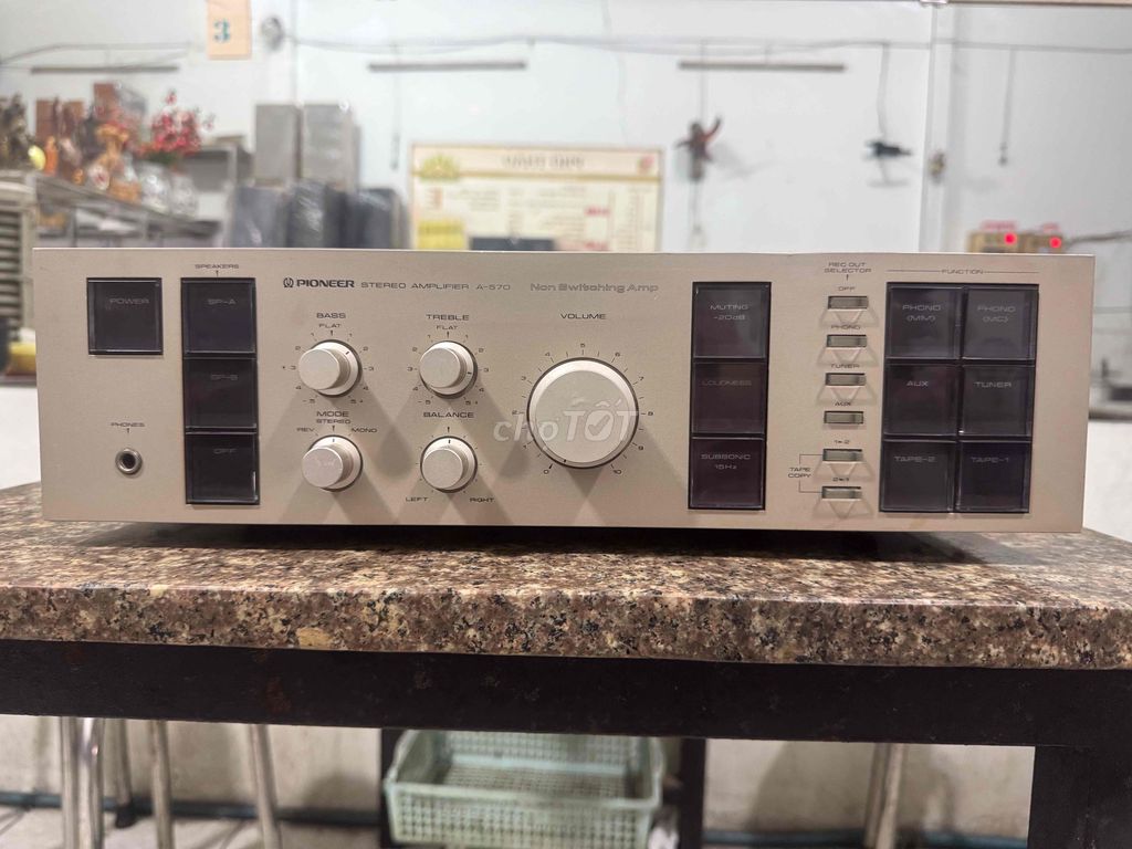 Amply Pioneer A-570 cs-190w/1kênh chạy 4 sò 2 vít. Mua bán Tivi, Âm thanh tại Quận 12 Tp Hồ Chí Minh được đăng bởi Xuân Thảo hình 1
