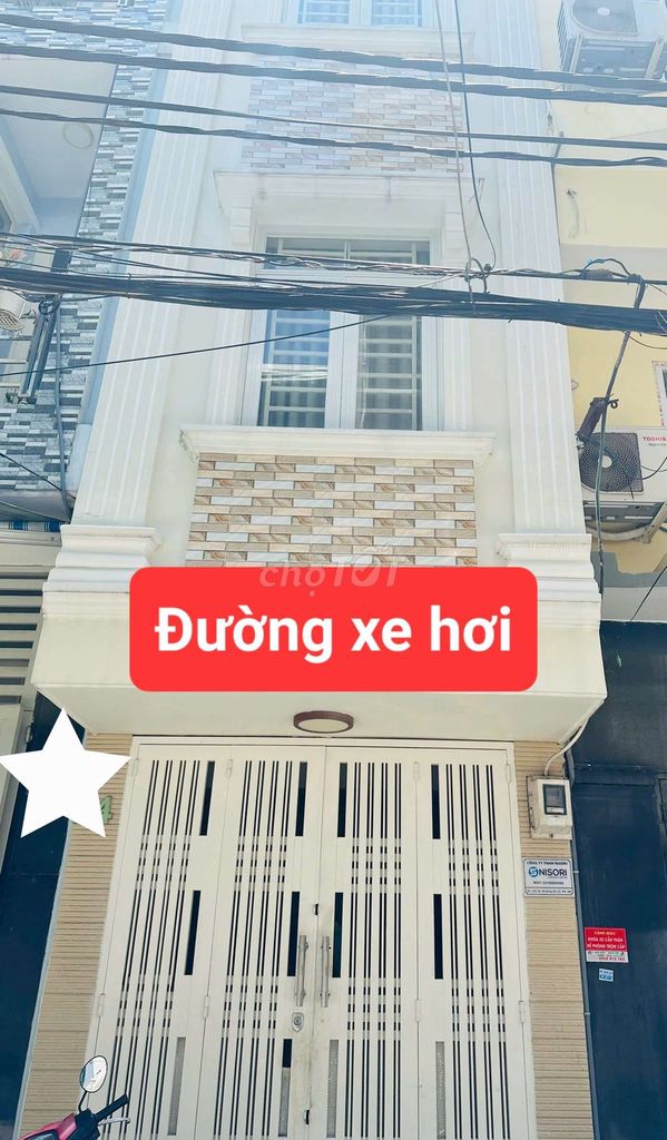 BÁN NHÀ ĐƯỜNG XE HƠI VĨNH HỘI 4,2 TỶ QUẬN 4.