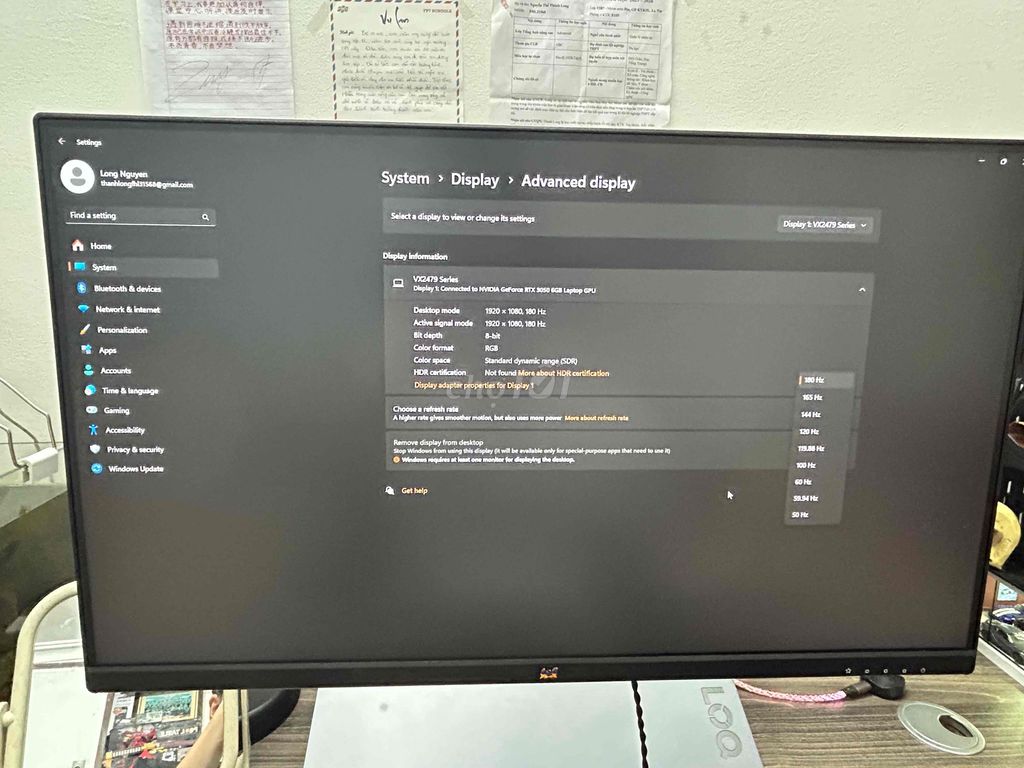 Màn hình ViewSonic VX2479-HD-PRO 24 inch IPS. Mua bán Phụ kiện (Màn hình, Chuột...) tại Huyện An Dương Hải Phòng được đăng bởi Nguyễn Long hình 1